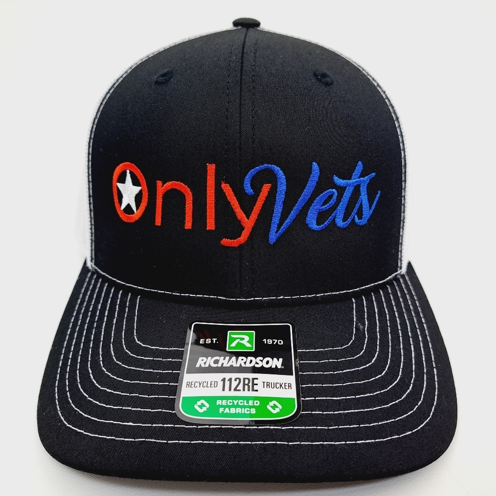 Only Vets Mens Baseball Cap Hat Low Profile Richardson 112 Embroidered